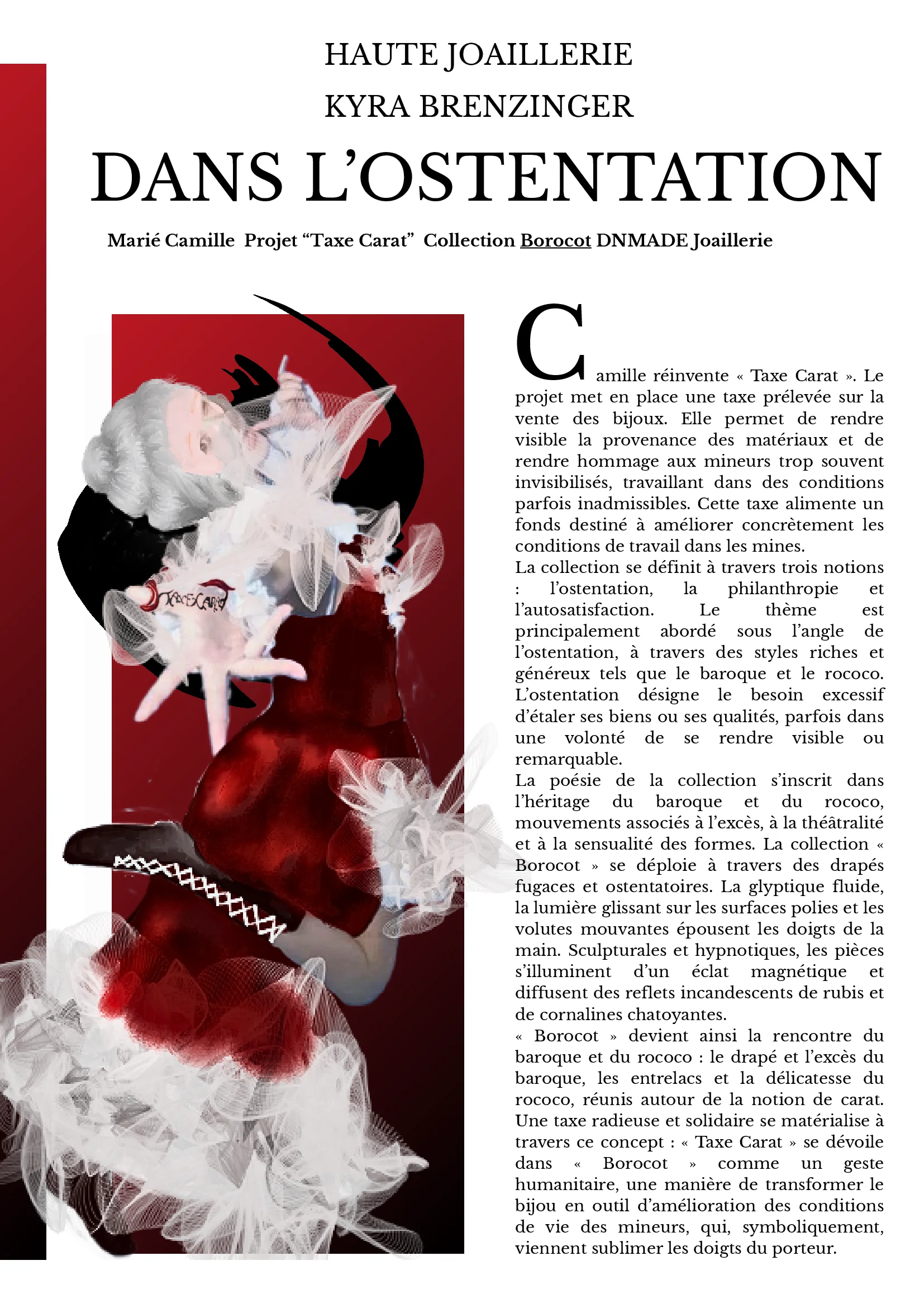 Camille M. - Dans l'ostentation