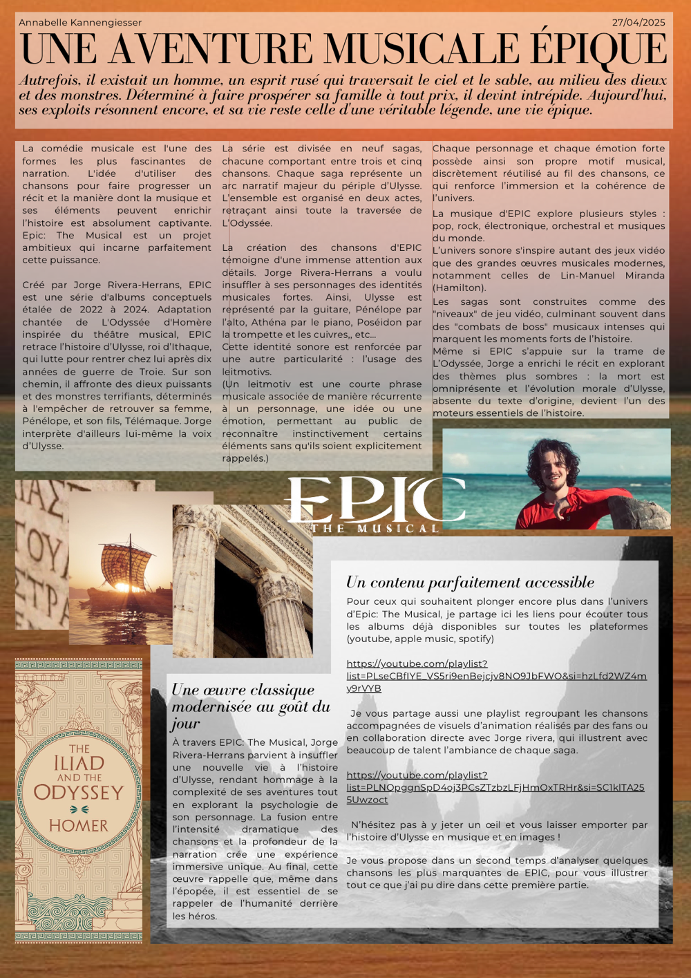 EPIC : The Musical